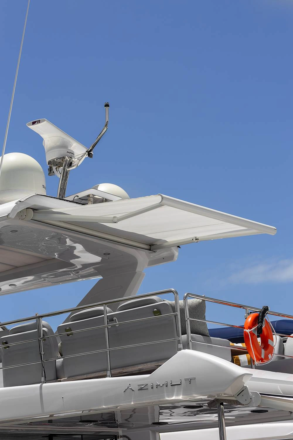 toldo em embarcação