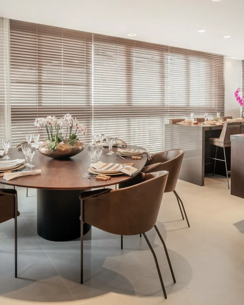 Hunter Douglas apresenta quatro novas coleções exclusivas de Persianas de Madeira 5 cortina de madeira coleção modern wood
